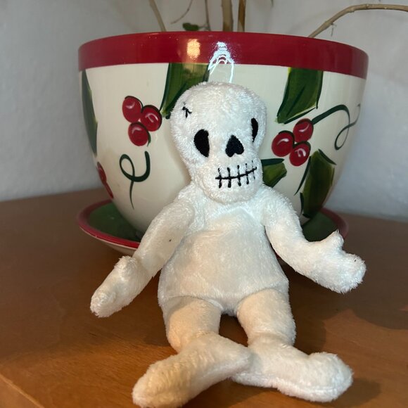 TY Beanie Baby - CREEPERS the Skeleton with tush tag only - Picture 1 of 1